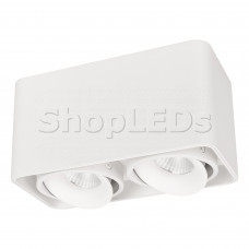 Светильник SP-CUBUS-S195x100-2x8W Warm3000 (WH, 45 deg, 230V) (Arlight, IP20 Металл, 3 года)