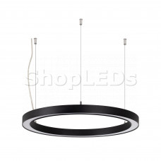 Светильник SP-CIRCLE-HANG-O3535-D1200-75W Warm3000 (RAL9005, 120 deg, 230V) IP40 LED (Arlight, Алюминий)