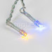 Гирлянда Айсикл (бахрома) светодиодный, 1,8 х 0,5 м, прозрачный провод, 230 В, диоды RGB